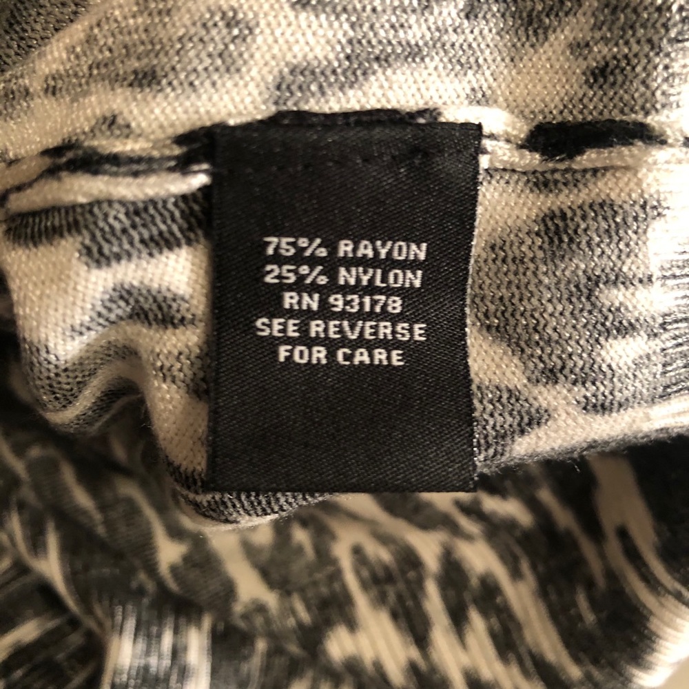 Premise Leopard Print Button Front Cardigan Small - image 5